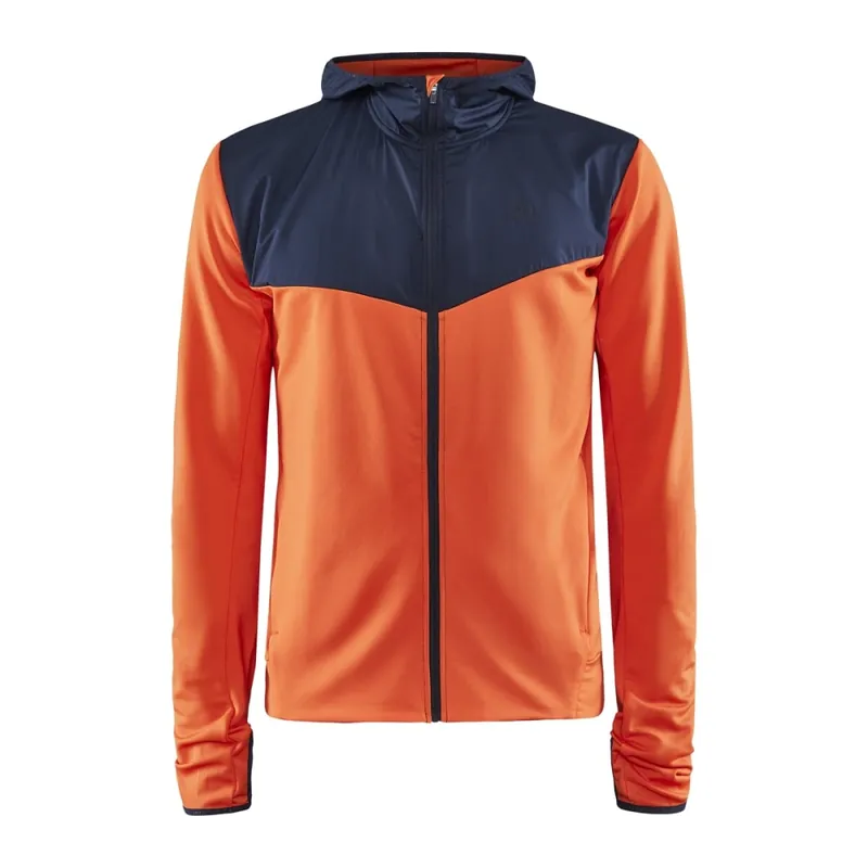 Zlevněný Pánská funkční mikina CRAFT ADV Charge Jersey oranžová