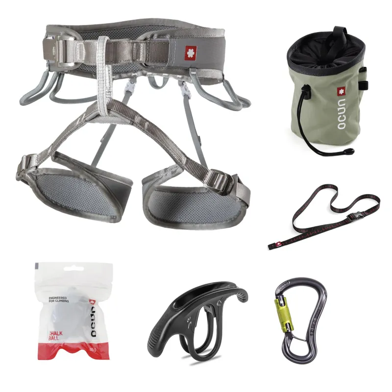 Lezecký set Ocún Climbing Twist Set grey Akce
