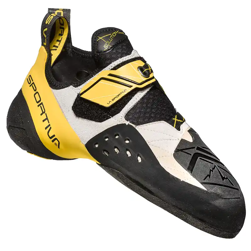 Aktuální Lezečky La Sportiva Solution Men White/Yellow