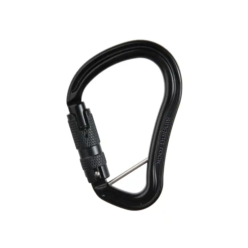 Autentický Karabina Singing Rock Hector Triple BC Black