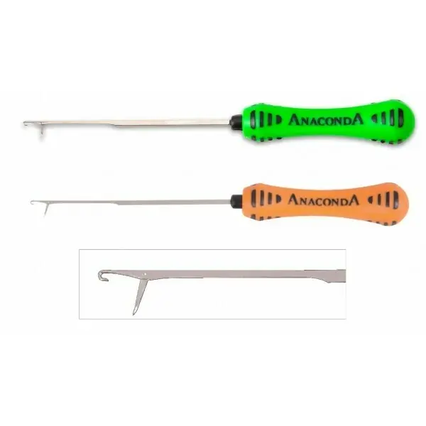 SAENGER Anaconda jehla Leadcore Splice Needle 10,5 cm, oranžová Tovární Cena