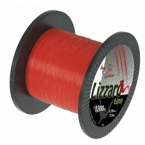 SAENGER Pletená šňůra Iron Claw Lizzard, 1200m, oranžová průměr 0,12 mm Víkendová Akce