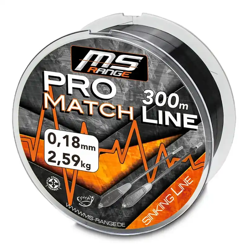 Ověřený SAENGER Vlasec MS Range Pro Match Line, 300m průměr 0,20 mm