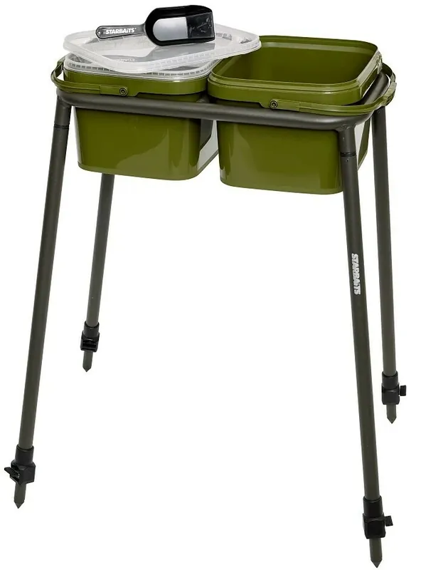 Horká Nabídka Starbaits Držák Kbelíku Square Bucket Platform (stojan+2 kbelíky+lopatka)