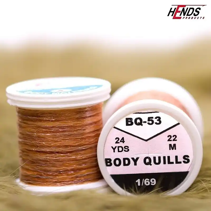 Autentický HENDS BODY QUILLS MULTICOLOR - HNĚDÁ/ORANŽOVÁ