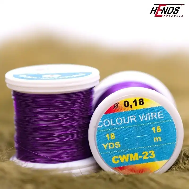 Novinka HENDS Drátek COLOUR WIRE - FIALOVÁ 0,18mm
