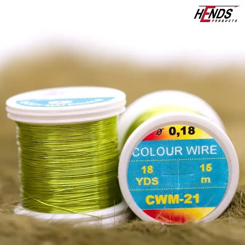 Vrácení Zdarma HENDS Drátek COLOUR WIRE - CHARTREUSE 0,09mm