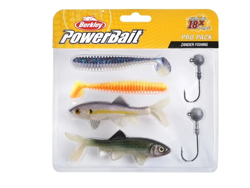 Sada gumových nástrah a jigových hlaviček Berkley Pro Pack Zander Nakupujte Hned