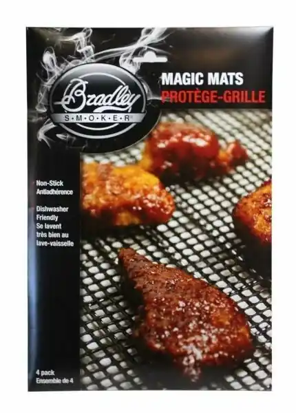 Nová Kolekce BRADLEY SMOKERS Magic Mats Bradley set 4ks- síťka na rošty