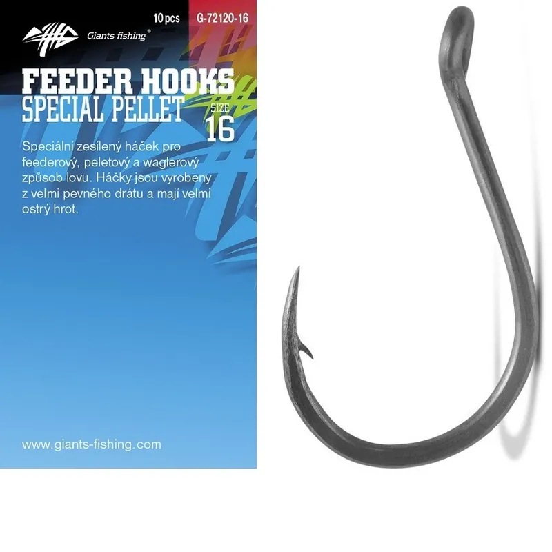 Přímo Od Výrobce Giants fishing Háček s očkem Special Pellet Feeder 10ks