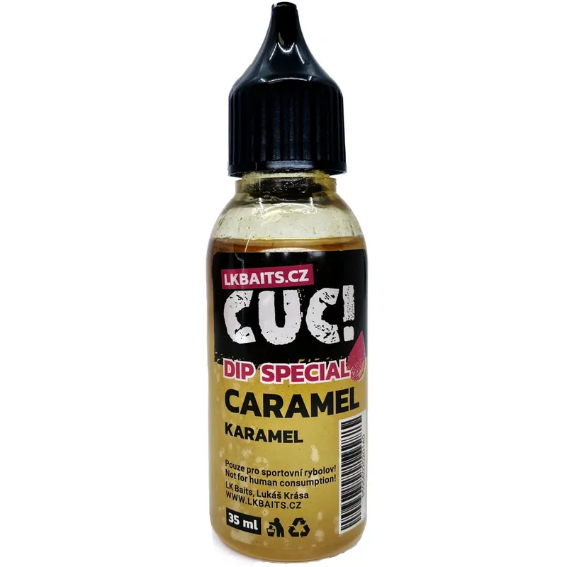 LK Baits CUC! Dip Speciál Karamel 35ml Finální Výprodej