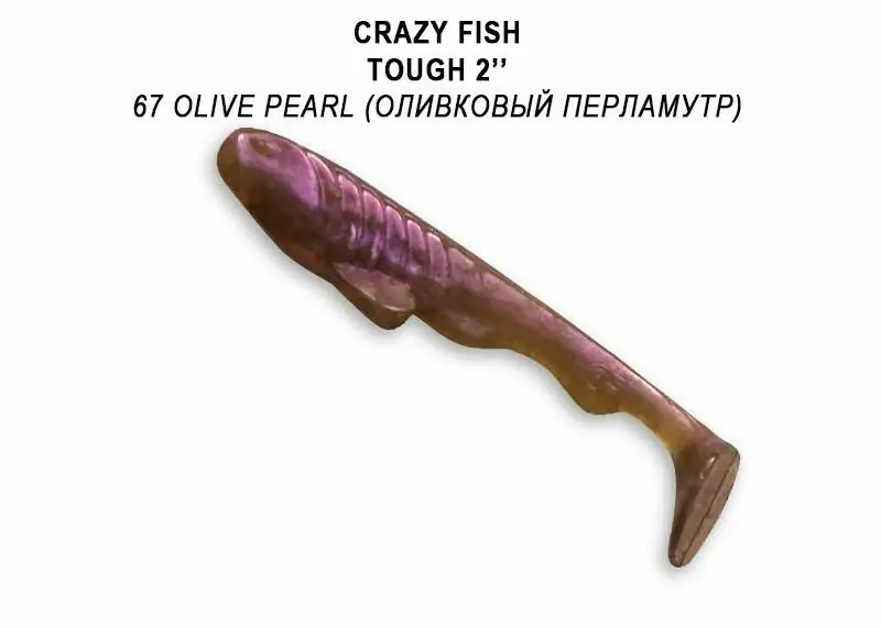 Top Prodej Crazy Fish Tough 5cm barva 56 olive pearl