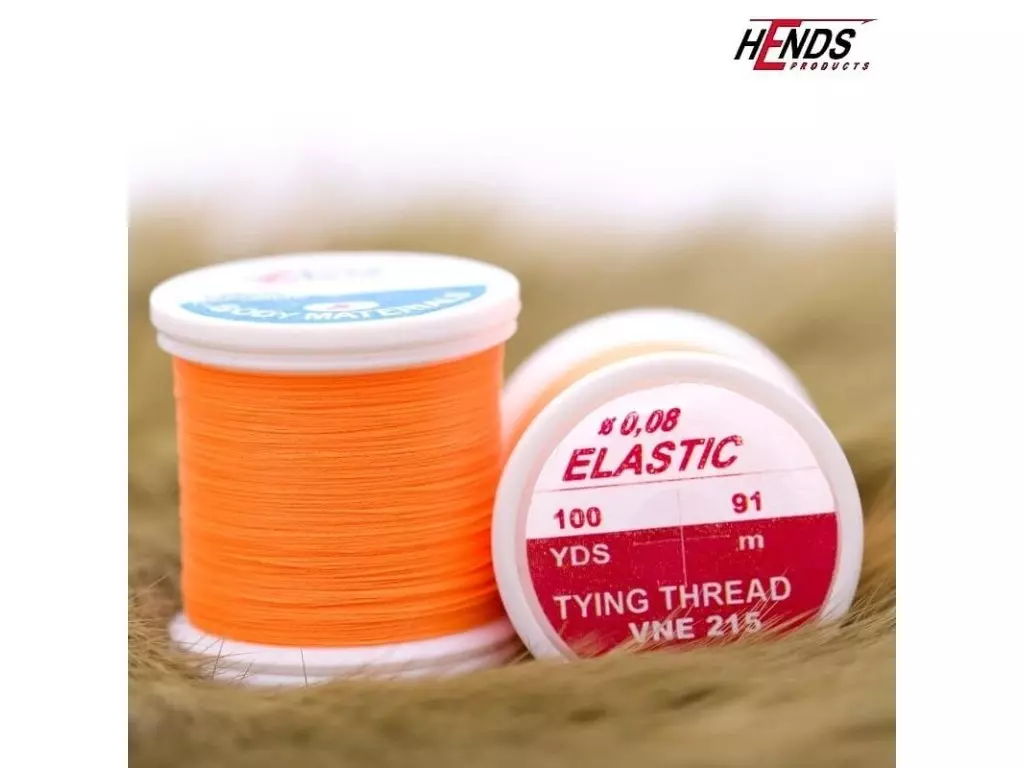 HENDS Nit ELASTIC - ORANŽOVÁ FLUO 0,08 mm Horká Nabídka