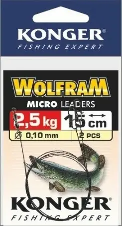 Konger Wolframové lanko 2ks 20cm/2,5kg Aktuální