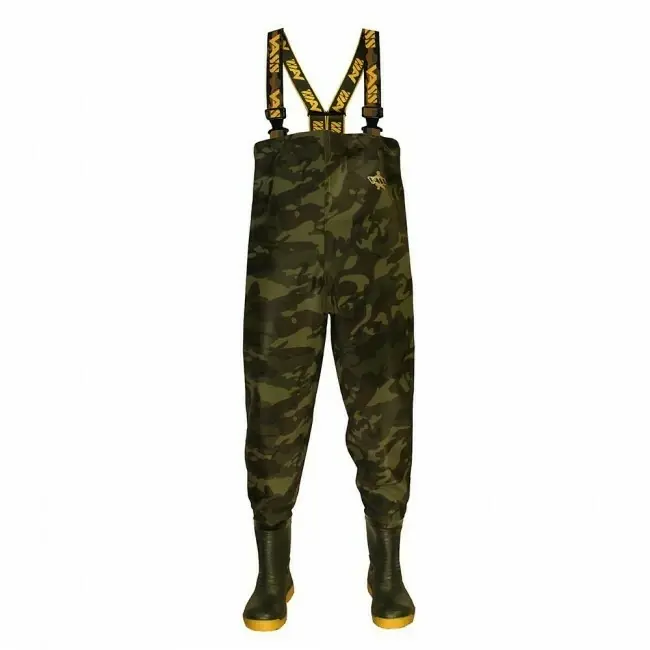 Značkový VASS Prsačky (brodící kalhoty) Vass Tex 785 Camo Chest Wader