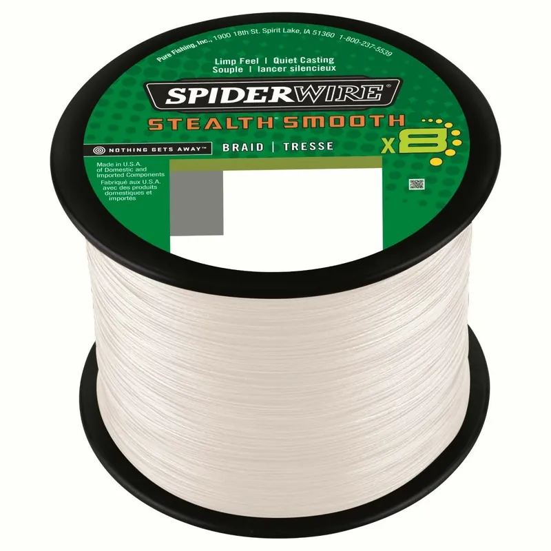 Sleva SPIDERWIRE STEALTH SMOOTH8 PRŮHLEDNÁ 2000M 0,39MM 46,3kg