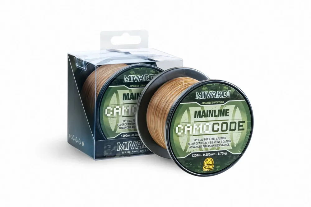 Horká Nabídka MIVARDI CamoCODE Mainline 0,385 mm 1200 m