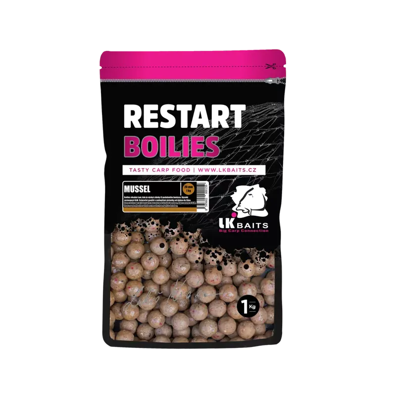 LK Baits ReStart Boilies Mussel Horká Nabídka
