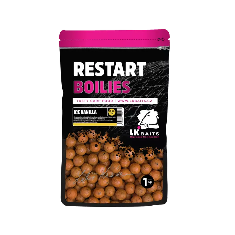 LK Baits ReStart Boilies Ice Vanilla Nízká Cena