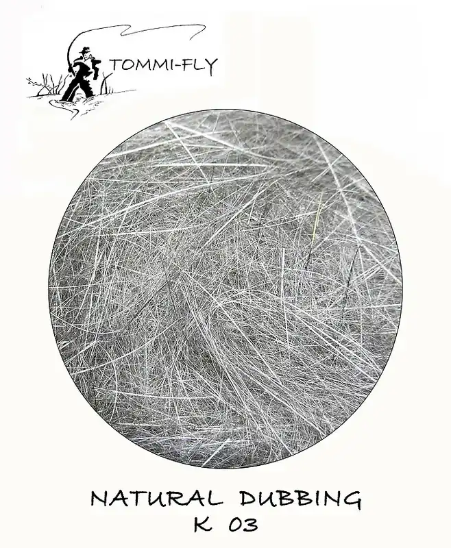 TOMMI FLY NATURAL DUBBING - RABBIT - šedá přírodní Výprodej