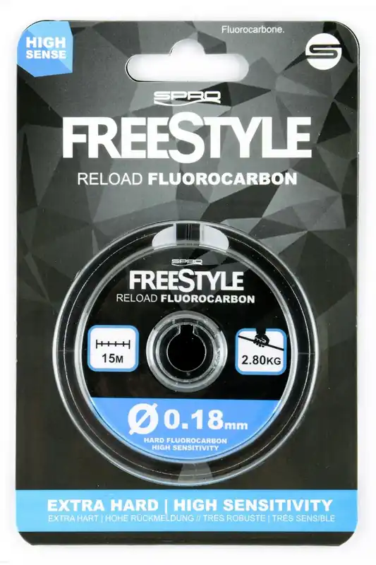 Ověřený SPRO FreeStyle Reload Fluorocarbon 15m VÝPRODEJ