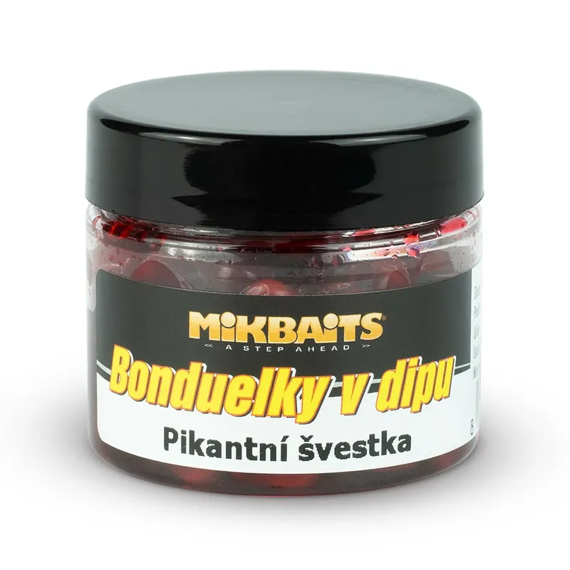 MIKBAITS Kukuřičky v dipu 50ml - Pikantní švestka Aktuální