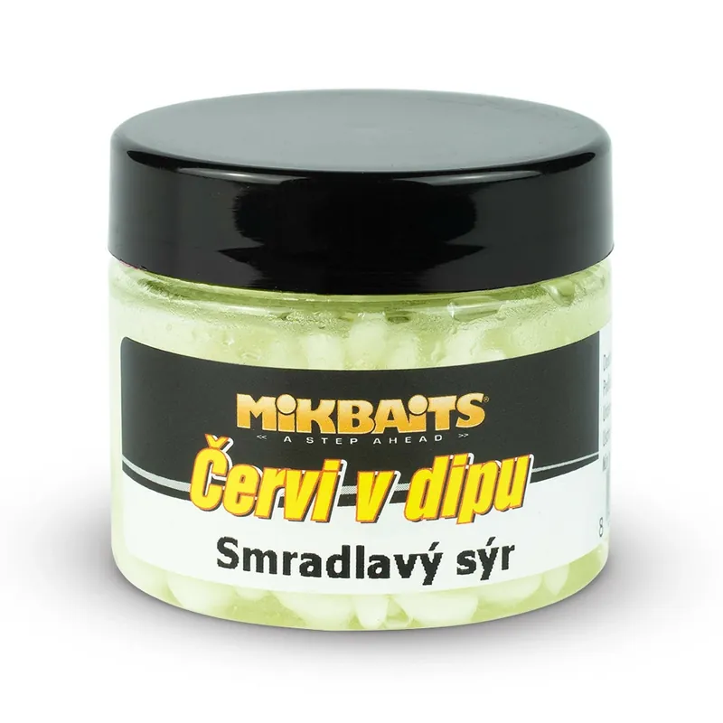 Hit Sezóny MIKBAITS Červi v dipu 50ml - Smradlavý sýr