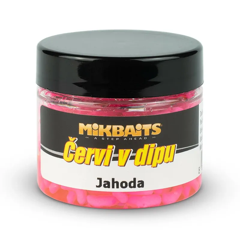 Pouze Dnes MIKBAITS Červi v dipu 50ml - Jahoda