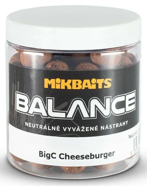 MIKBAITS BiG balance 250ml - BigC Cheeseburger 24mm Oblíbený