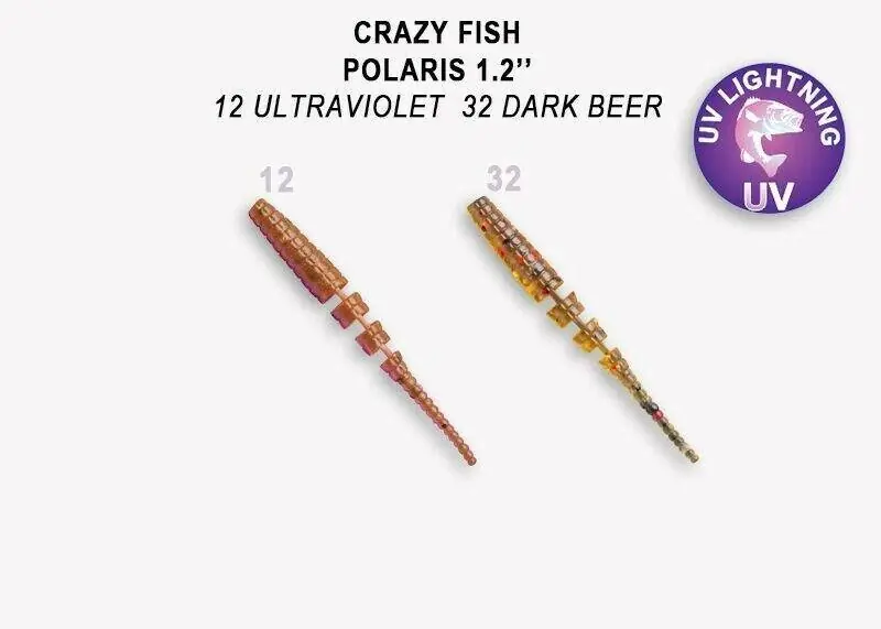 Crazy Fish Polaris 3cm barvy 12-32 16ks Objednat Nyní