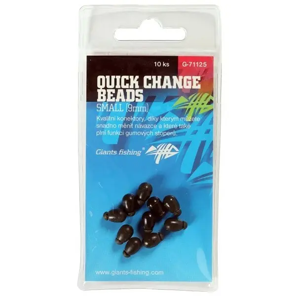 GIANTS FISHING Zarážky Quick Change Beads Small 9mm, 10ks Výprodej