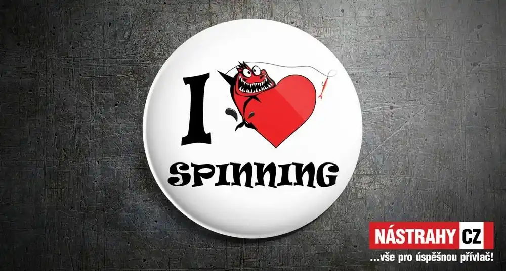 Placka I love spinning 25 mm Must-Have