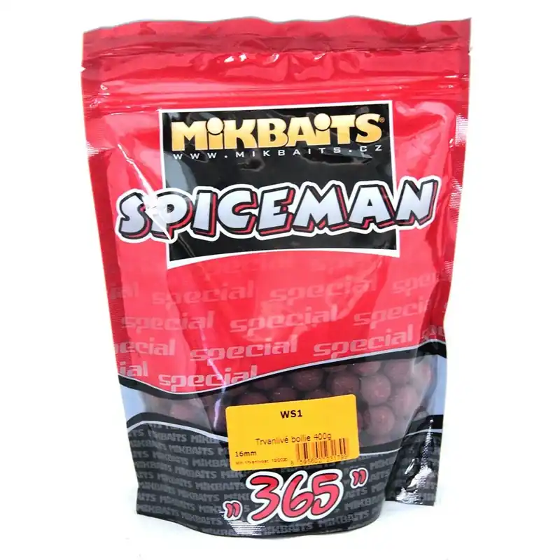 Mikbaits big pack - Trvanlivé boilie 20kg Spiceman WS1 24mm Sleva