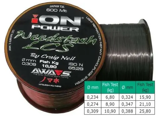 AWA-S Vlasec ION POWER Weedstash LCS 600m Nejprodávanější