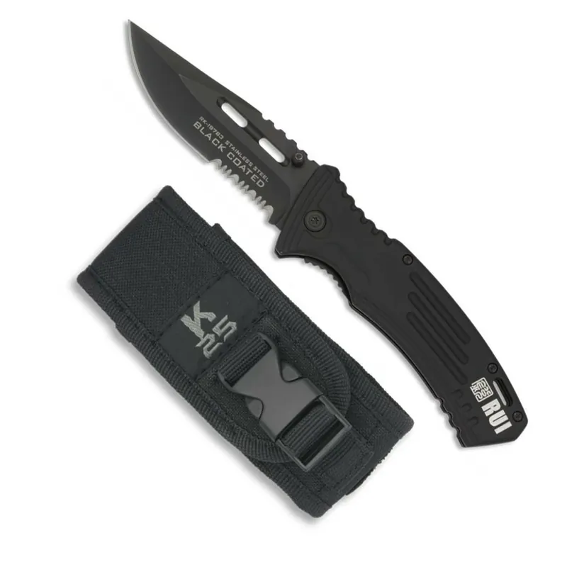 Cenově Výhodný K25 Nůž BLACK COATED zavírací ČERNÝ