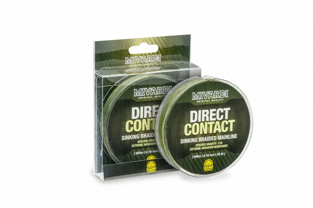 Sezónní Sleva MIVARDI DirectContact Sinking braid 0,18mm 1200m (25lb)