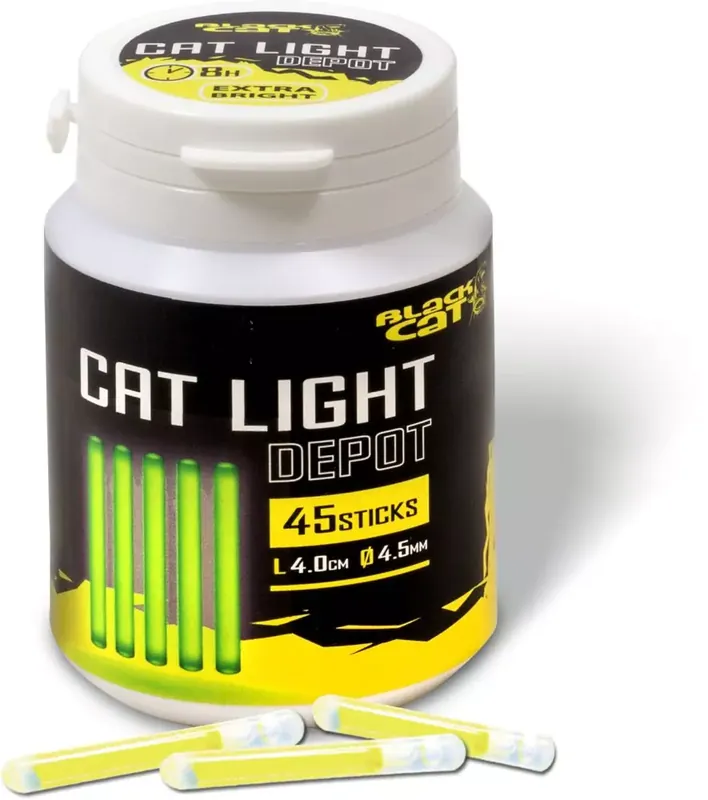 BLACK CAT Chemická světla Cat Light Depot 4,5mm 45ks Časově Omezené