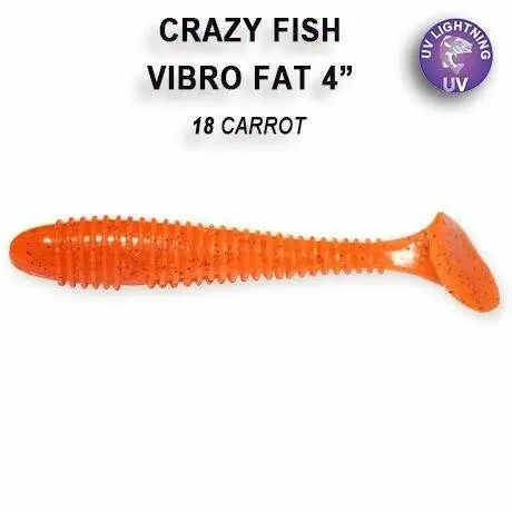 Nejprodávanější Crazy Fish Vibro Fat 10cm barva 18 carot