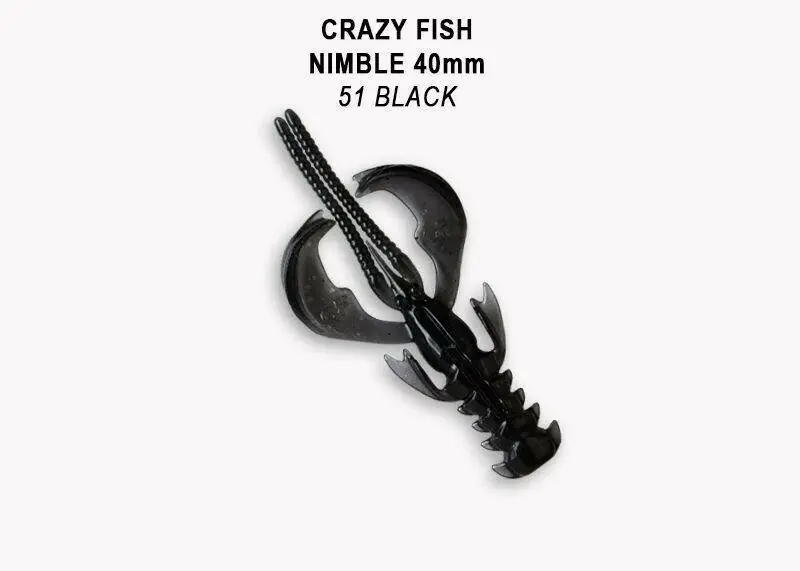 Crazy Fish Nimble 4cm barva 51 balení 9 kusů Cenový Hit