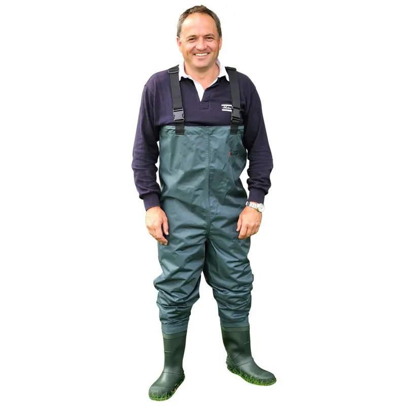 Prsačky Shakespeare Sigma Nylon PVC Chest WaderCleated Sole vel. 12 Značkový