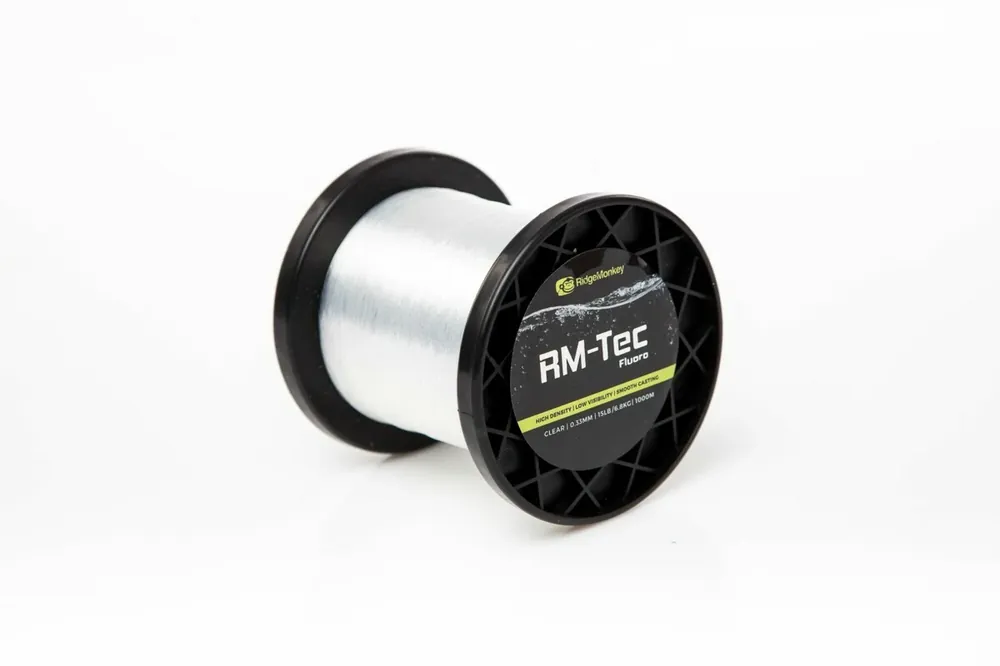 RidgeMonkey Vlasec RM-Tec Fluoro 0,33mm 15lb 1000m Čirý Ihned K Objednání