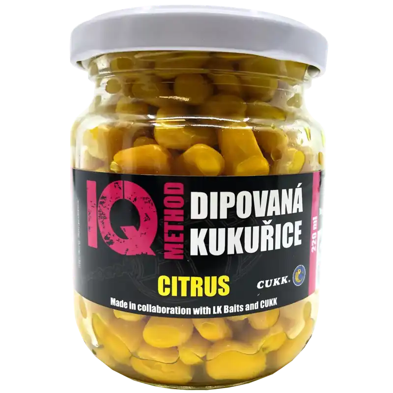 Značkový LK Baits IQ Method Dipovaná kukuřice Citrus