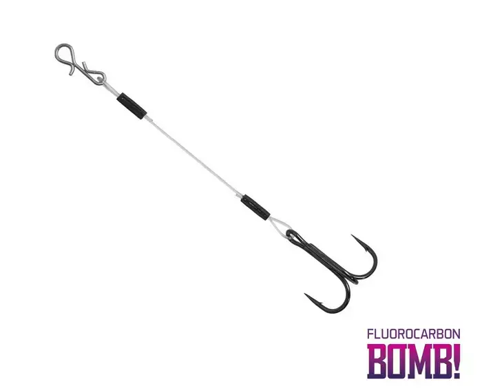 DELPHIN BOMB! Twisto RIGS Fluorocarbon / 3ks Autentický