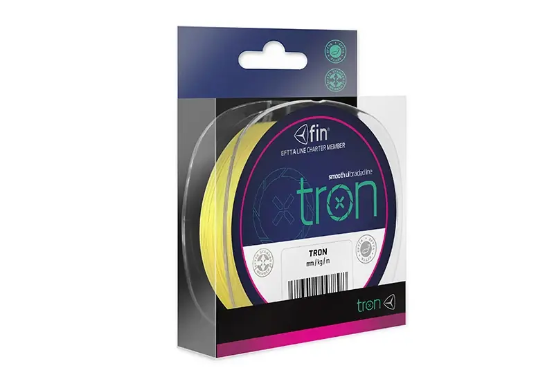 Odeslání Ihned DELPHIN fin TRON fluo žlutá / 130m - 0,05mm 5lbs VÝPRODEJ