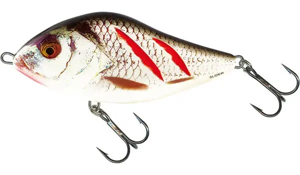 SALMO Wobler Slider Floating Wounded Real Grey Shiner 7cm 17g Koupit Online