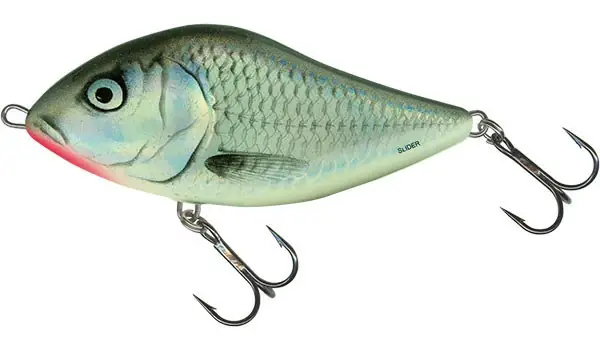 Akční Nabídka SALMO Wobler Slider Floating Holographic Grey Shinerv 7cm 17g