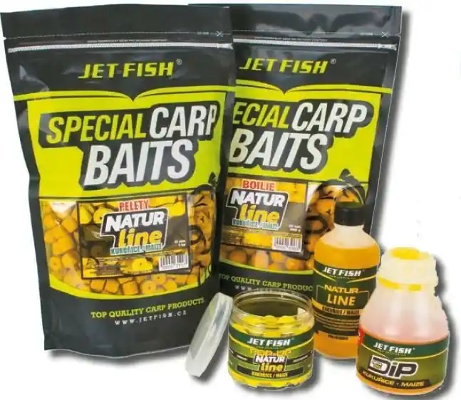 Vrácení Zdarma JET FISH Natur line BOILIE 800g 16mm KUKUŘICE