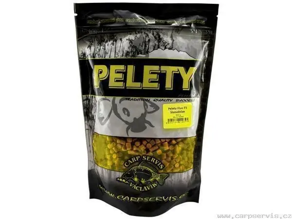 Cenově Výhodný CARP SERVIS VÁCLAVÍK Pelety Fluo F1 - 800 g