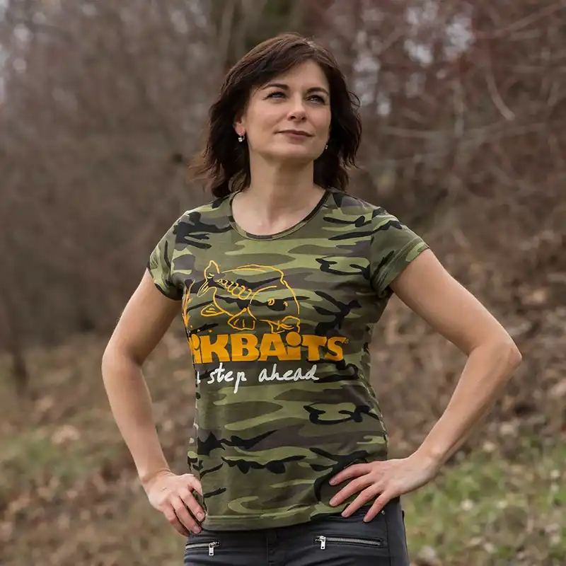 MIKBAITS Dámské tričko camou Ladies team Aktuální