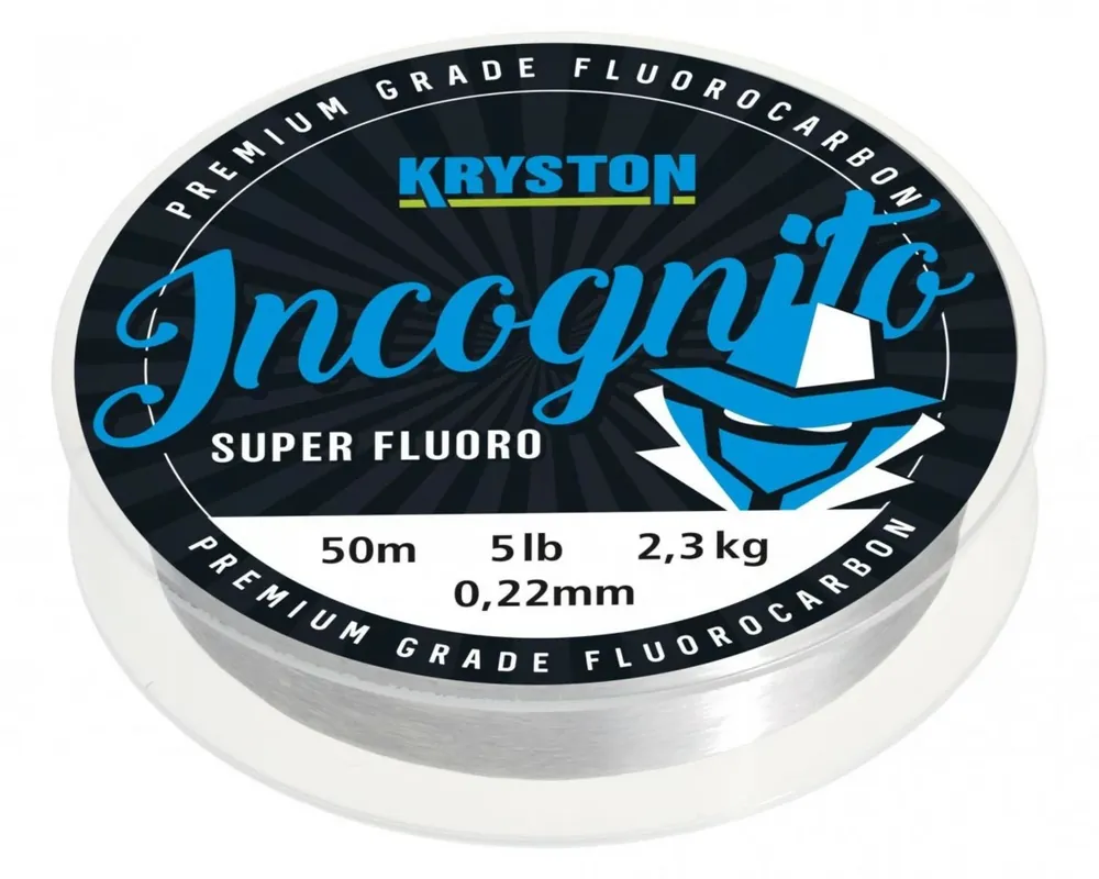 Kryston fluorocarbony - Incognito fluorocarbon 0,45mm 20lb 20m Aktuální